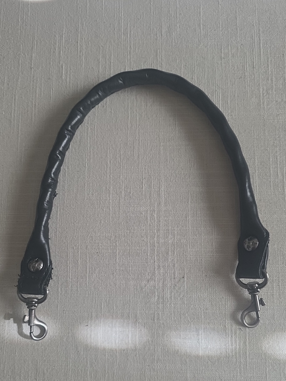 Patricia Nash Black Leather ALMA Bucket Messenger Bag w/ Drawstring-3 Straps NWT - Picture 7 of 10